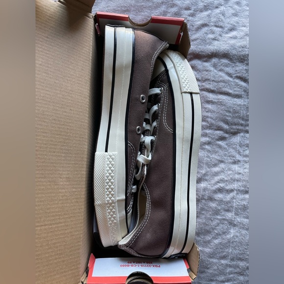 NWT WMNS Brown Converse Chuck Taylor Low Top Size 8 - Picture 9 of 12